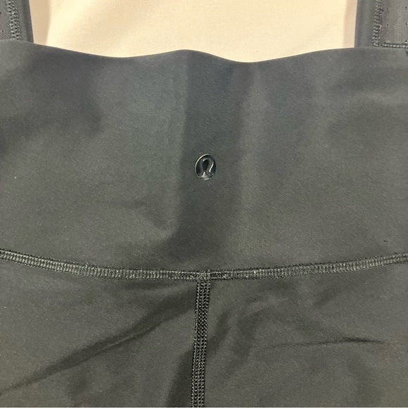 Lululemon Wunder Under Pant Hi-Rise Tech Mesh Black sz 2 - Picture 8 of 9